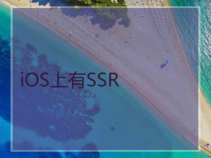 iOS上有SSR