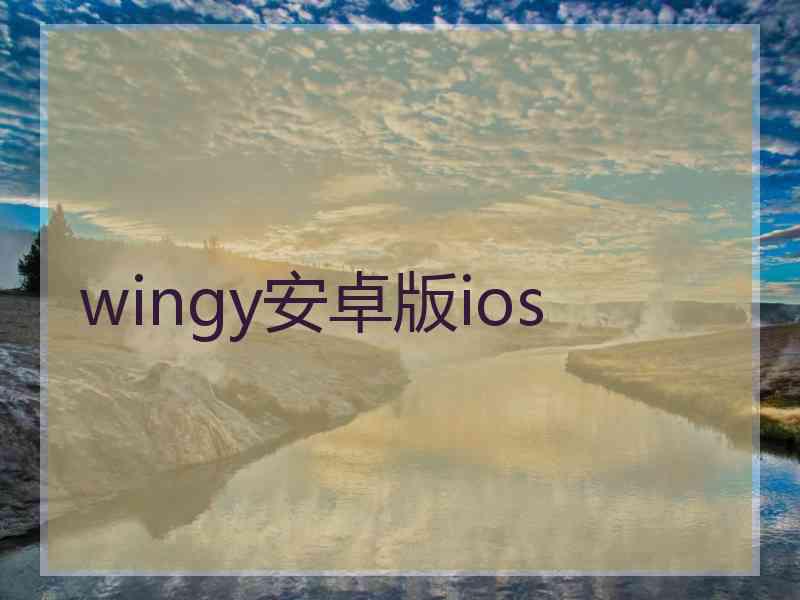 wingy安卓版ios