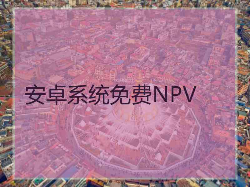 安卓系统免费NPV