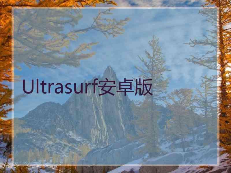 Ultrasurf安卓版