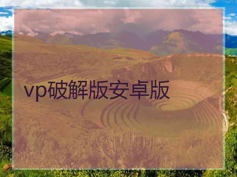 vp破解版安卓版