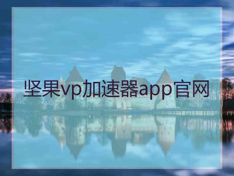 坚果vp加速器app官网