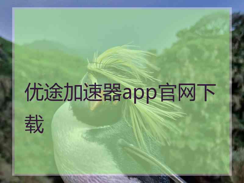 优途加速器app官网下载